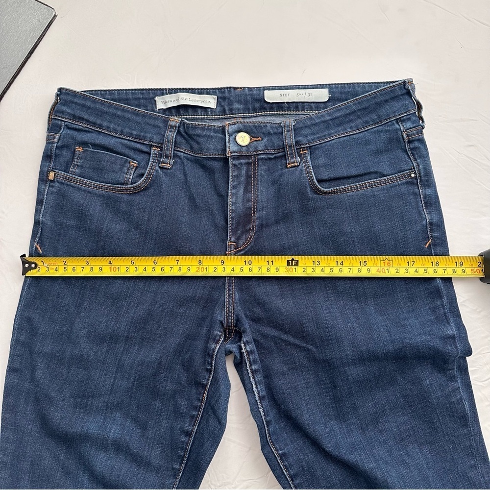Anthropologie Pilcro and the Letterpress Stet cropped blue jeans - Picture 8 of 12
